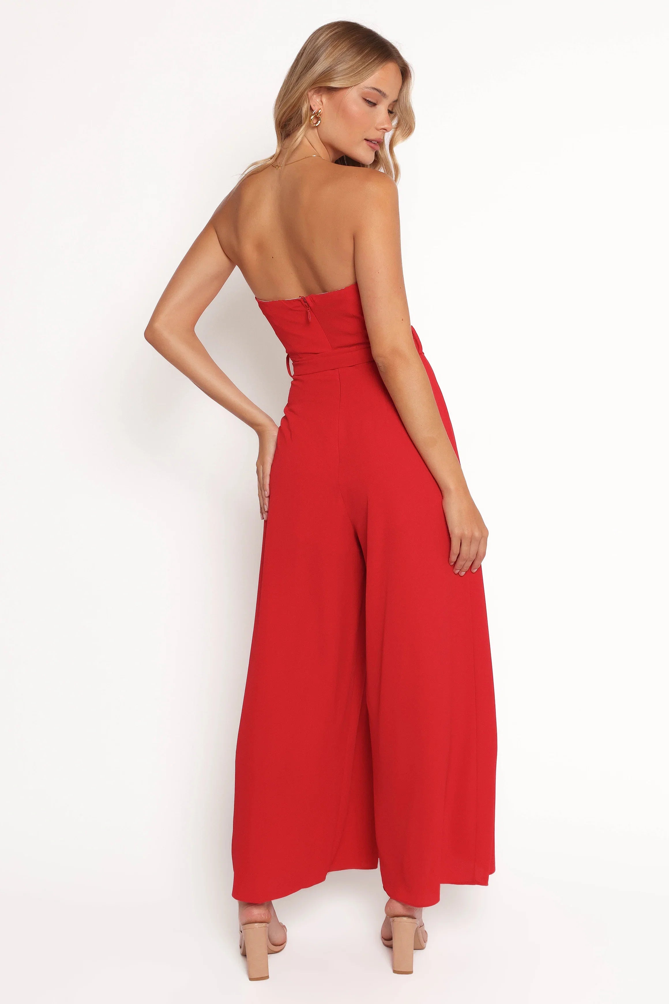 Chanellie Jumpsuit Red