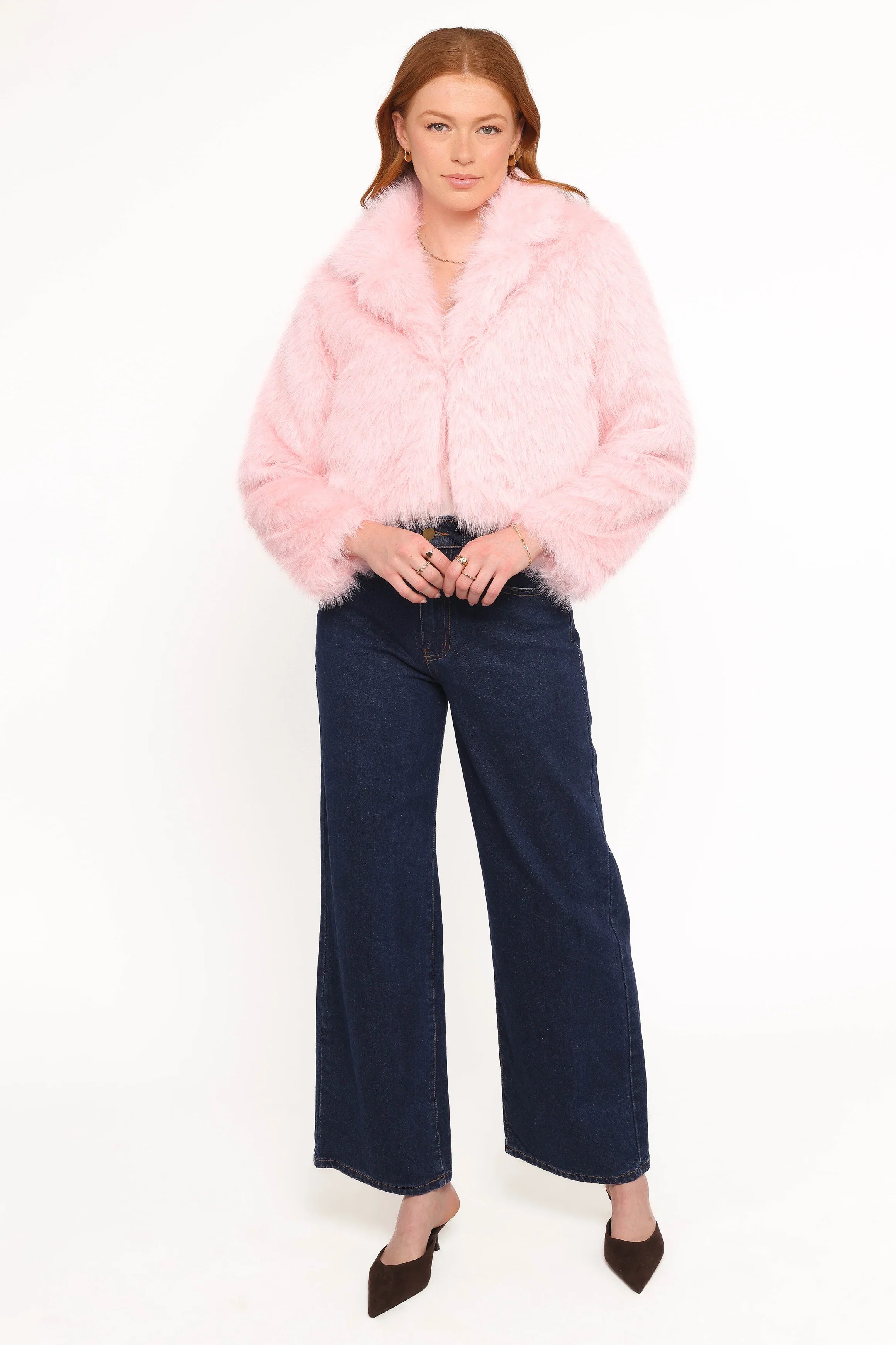 Bobbi Faux Fur Jacket Pink