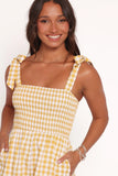 Simo Romper Yellow Gingham