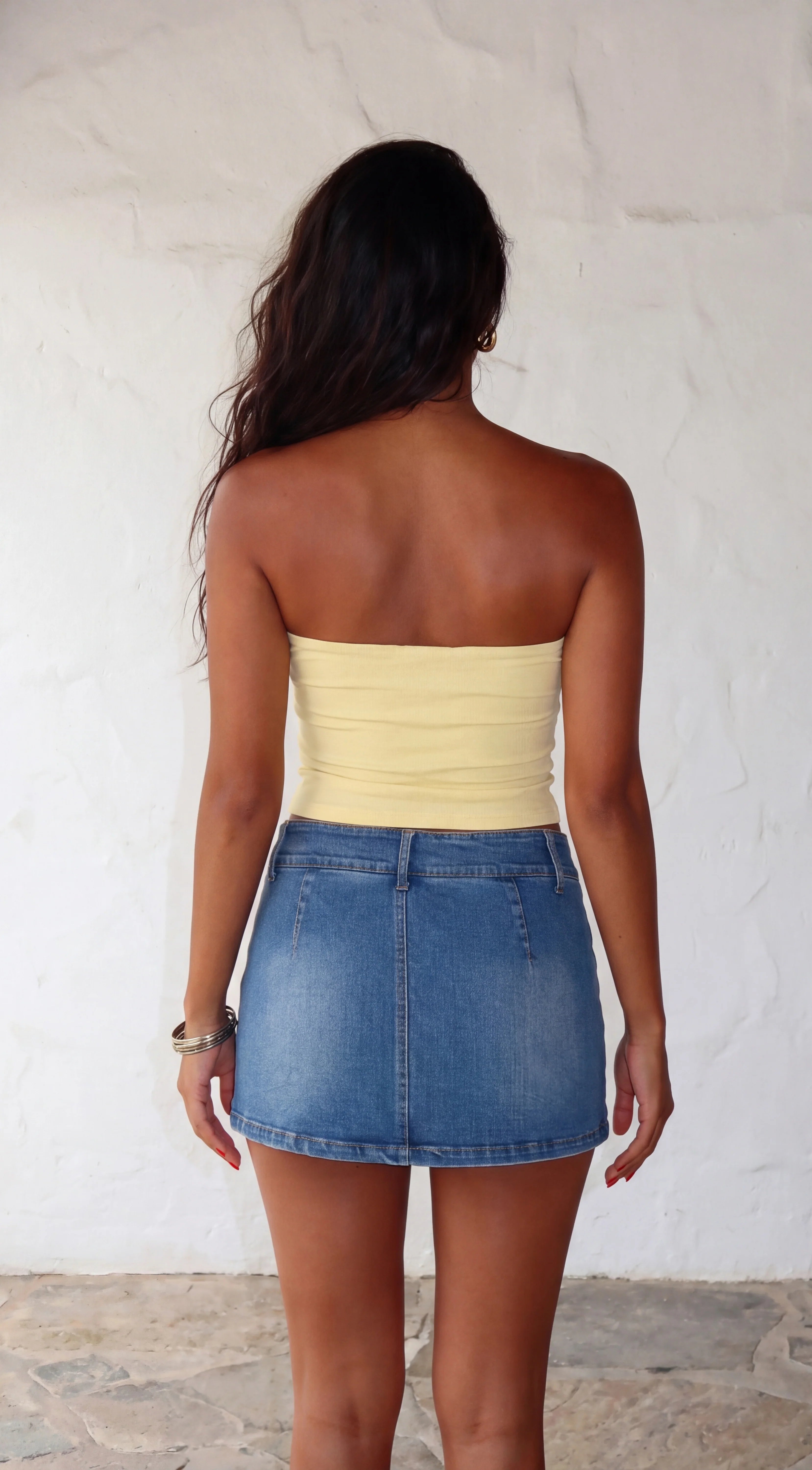 Arlie Tube Top Light Yellow