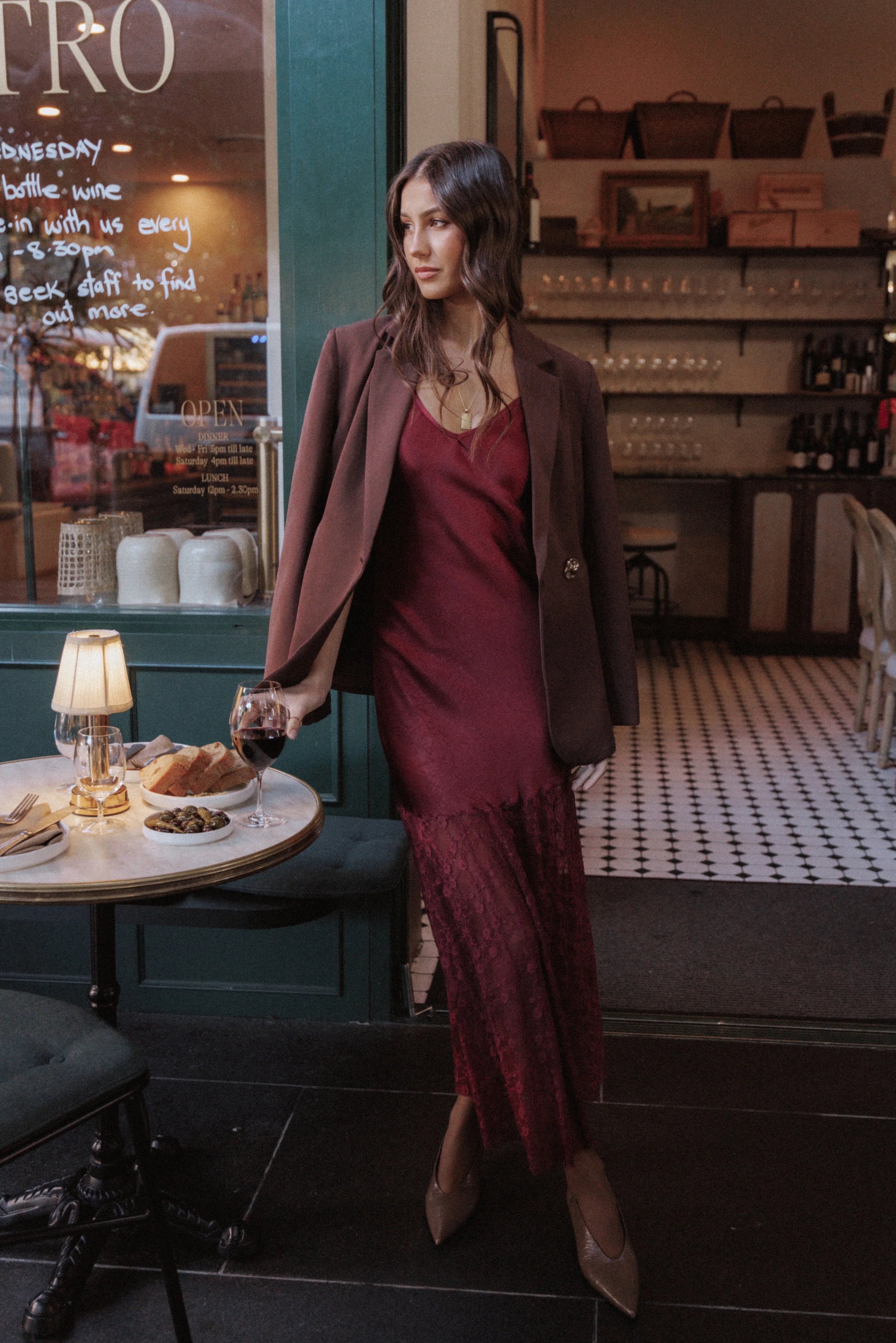 Elowyn Maxi Dress Cherry