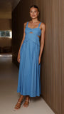 Harleigh Maxi Dress Blue