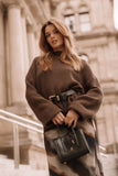 Katty Knit Sweater Chocolate Brown
