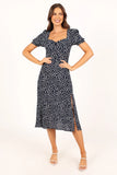 Franklin Dress Navy Print