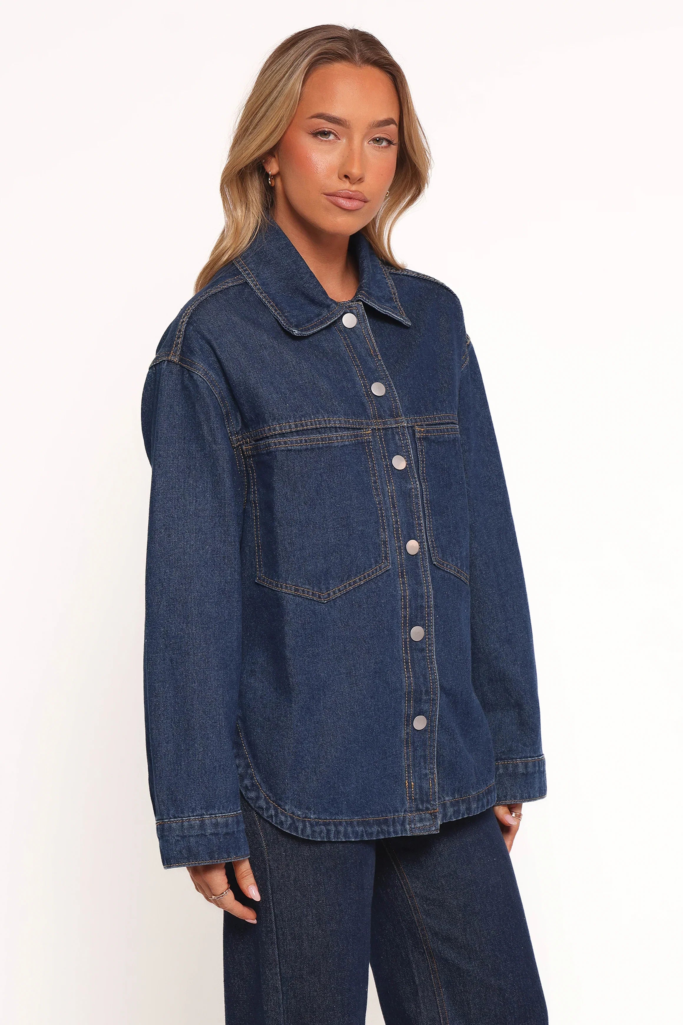 Dede Denim Shacket Denim