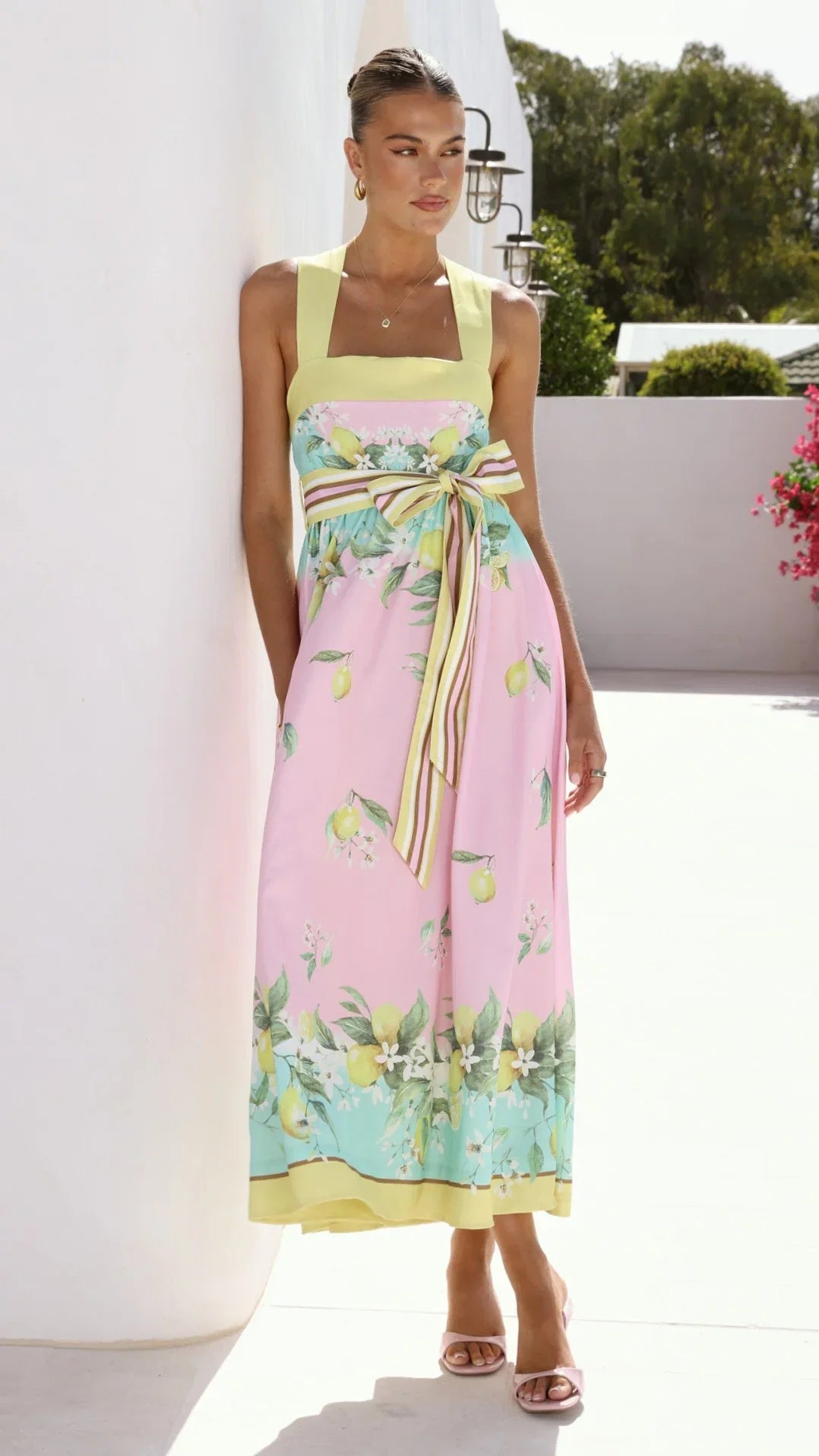 Velma Maxi Dress Rosé Lemonade