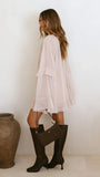 Leera Mini Dress Nude