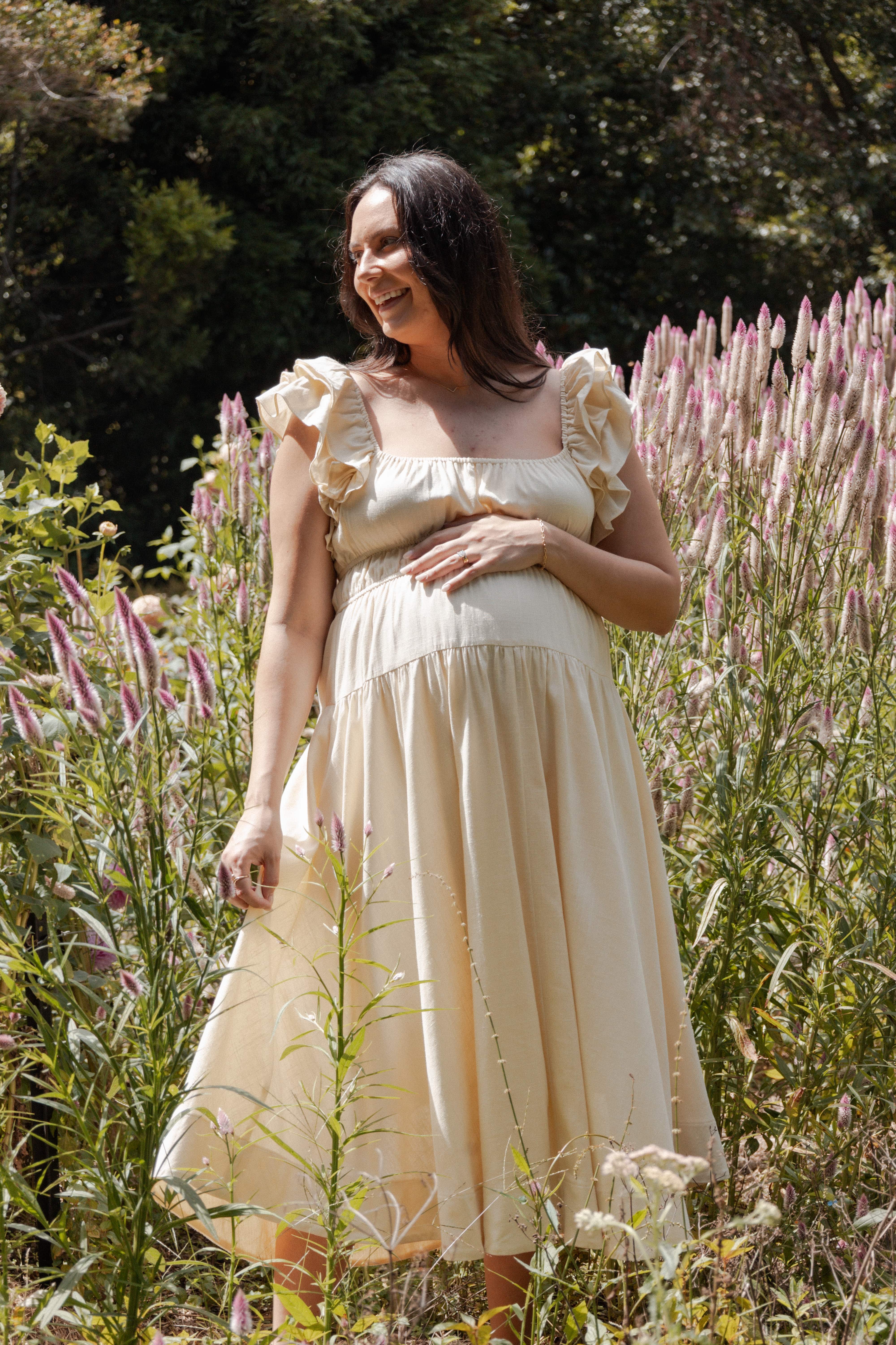 Linda Midi Dress Butter Yellow