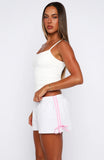 Share Your Location Lounge Shorts Grey Marle Pink