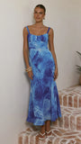 Margo Midi Dress Ocean Blue