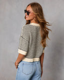Marinda Contrast Knit Sweater