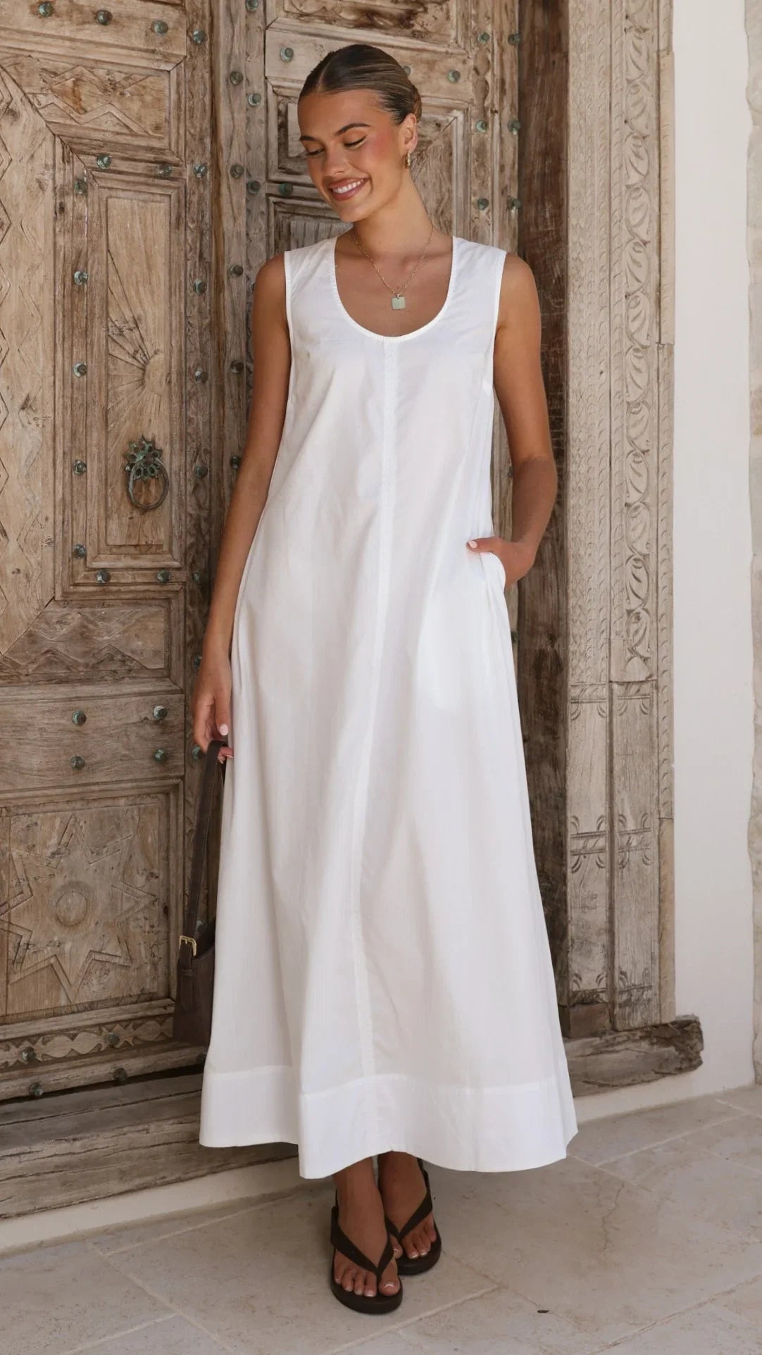 Alex Maxi Dress White