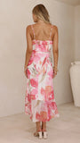 Skyla Maxi Dress Pink Floral