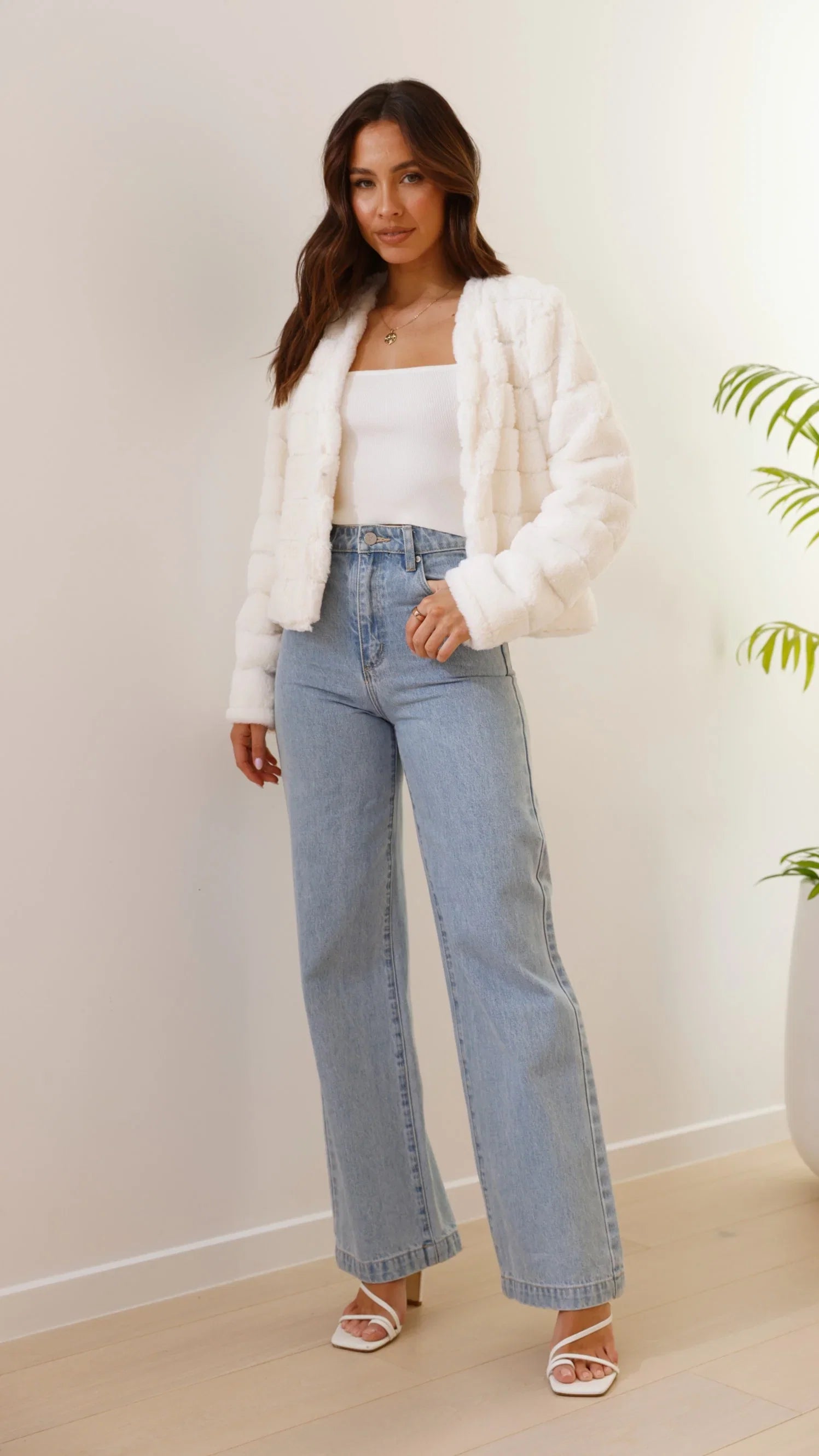 Tully Crop Jacket White