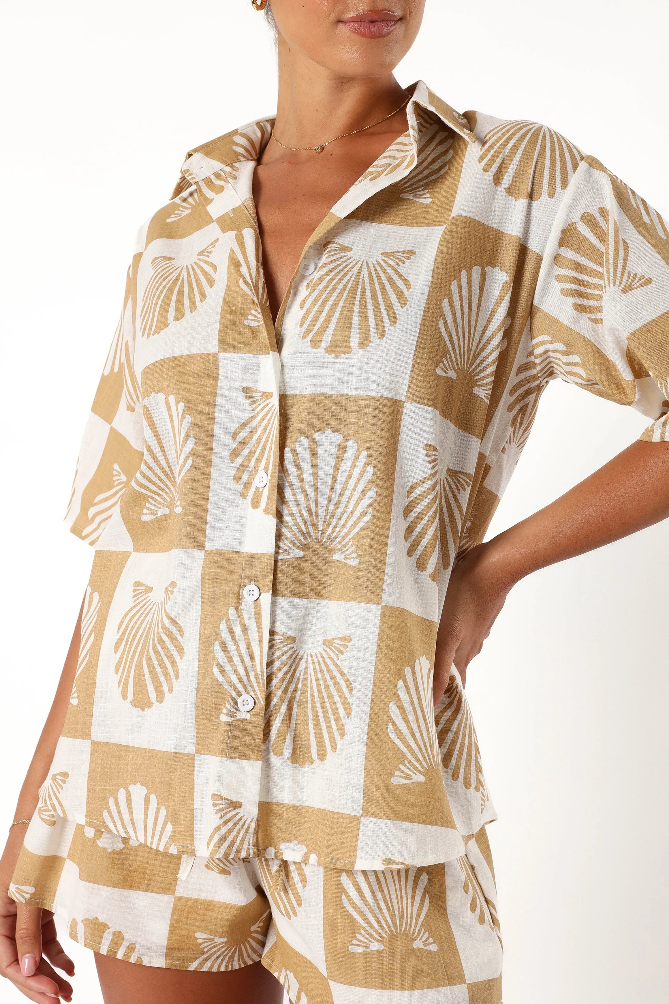 Harvey Short Set Tan