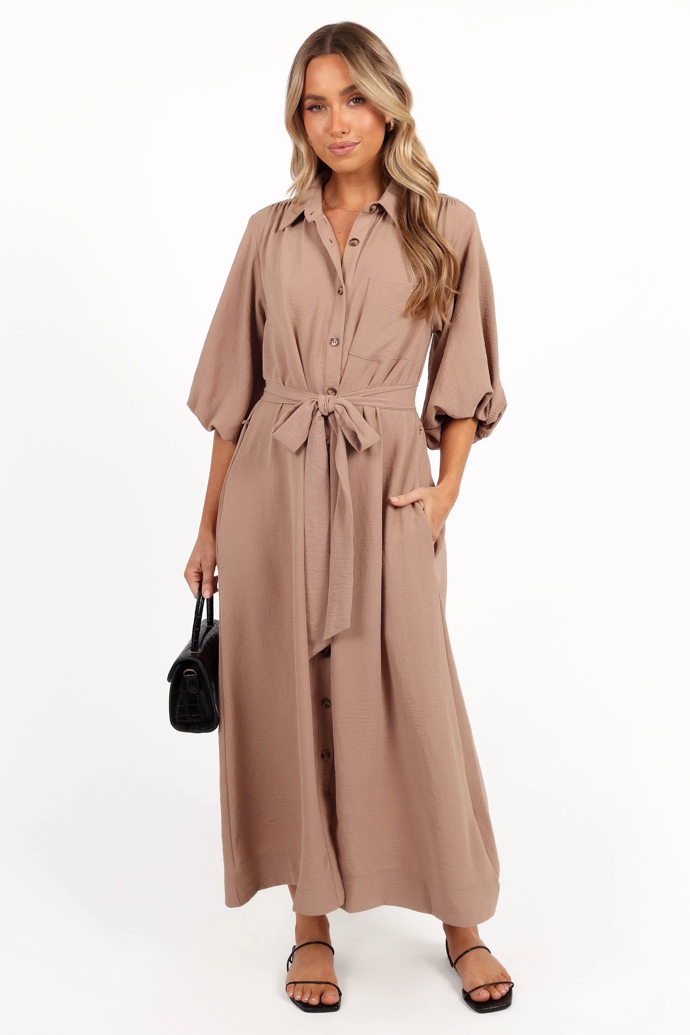 Zanita Midi Dress Toast