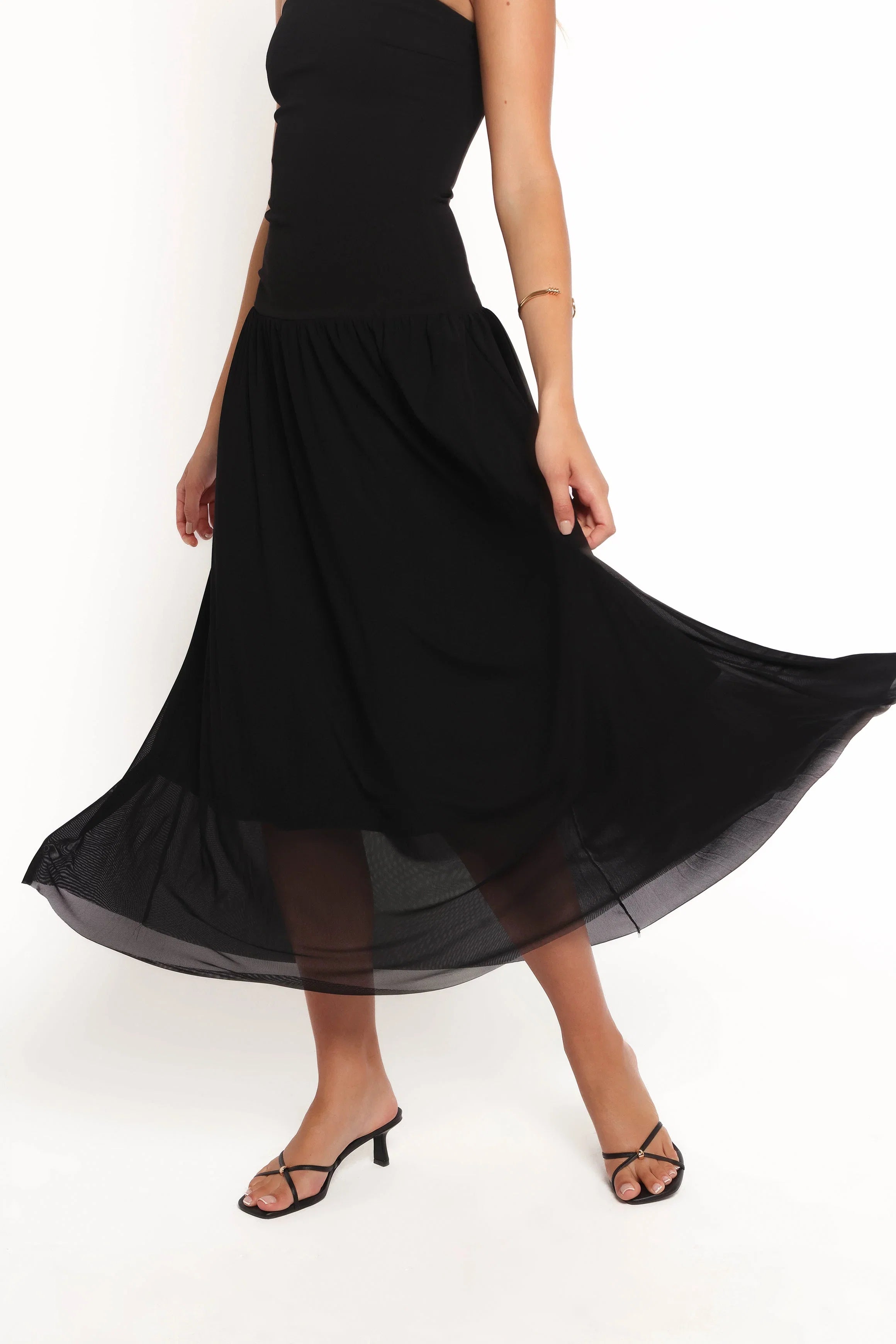 Caitie Midi Dress Black