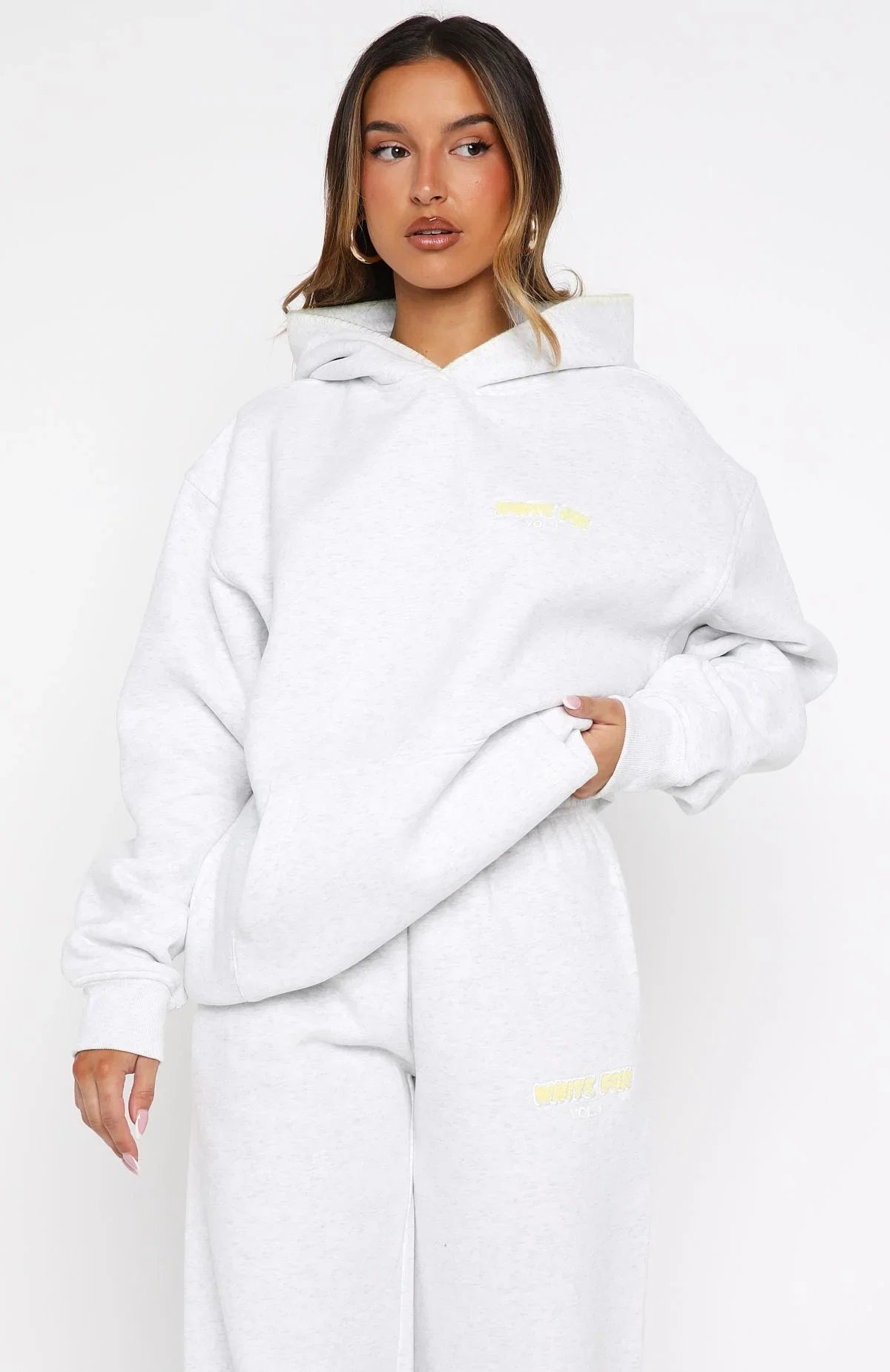 Vol 1 Oversized Hoodie Grey Marle