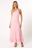 Fleaur One Shoulder Maxi Dress Pink