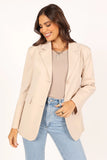 Myla Single Button Blazer Cream
