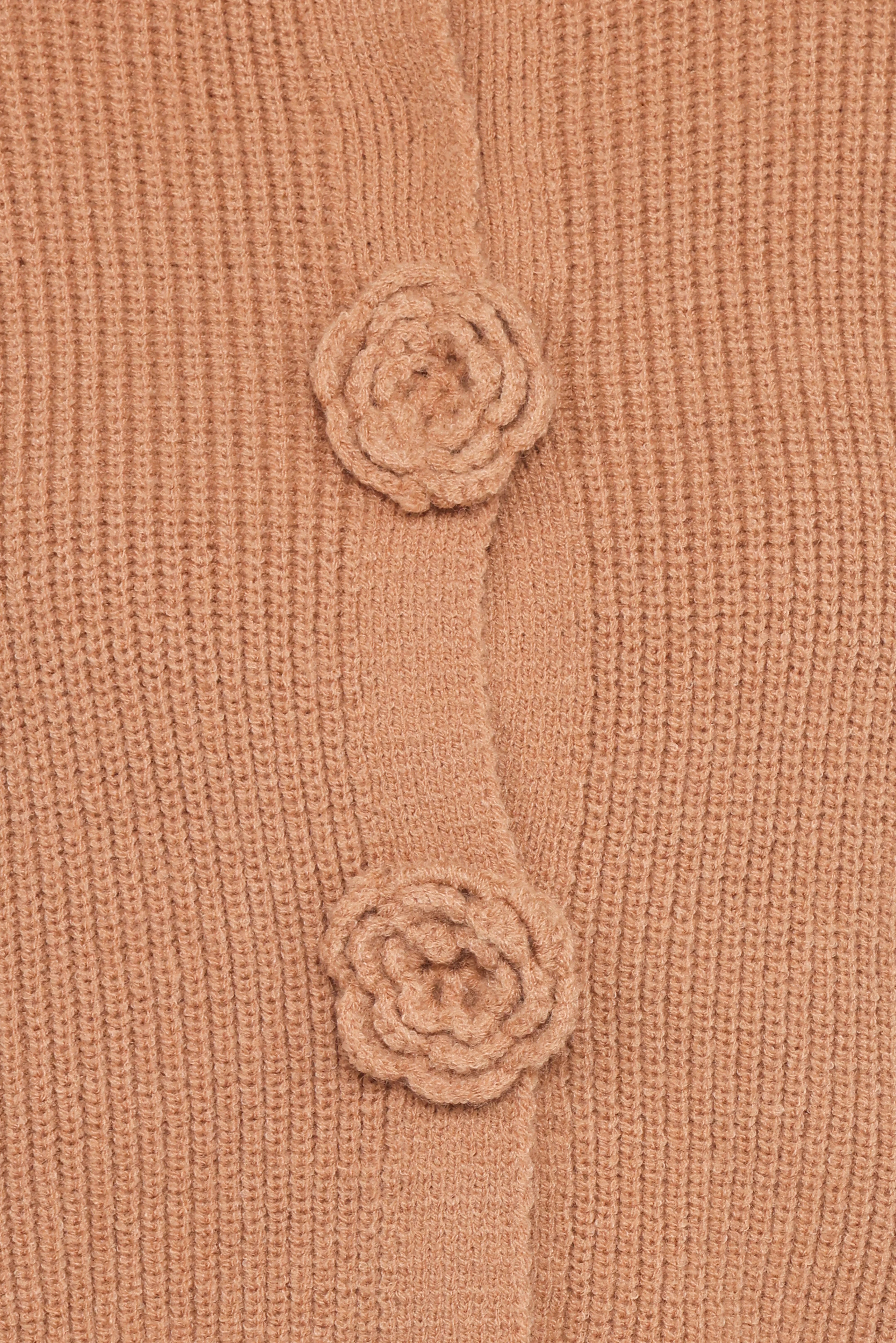 Jones Rosette Cardigan Mocha