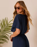 Island Sway Pleated Blouse