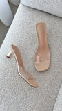 Topaz Heel Natural Raffia