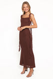 Chiara Maxi Dress Brown
