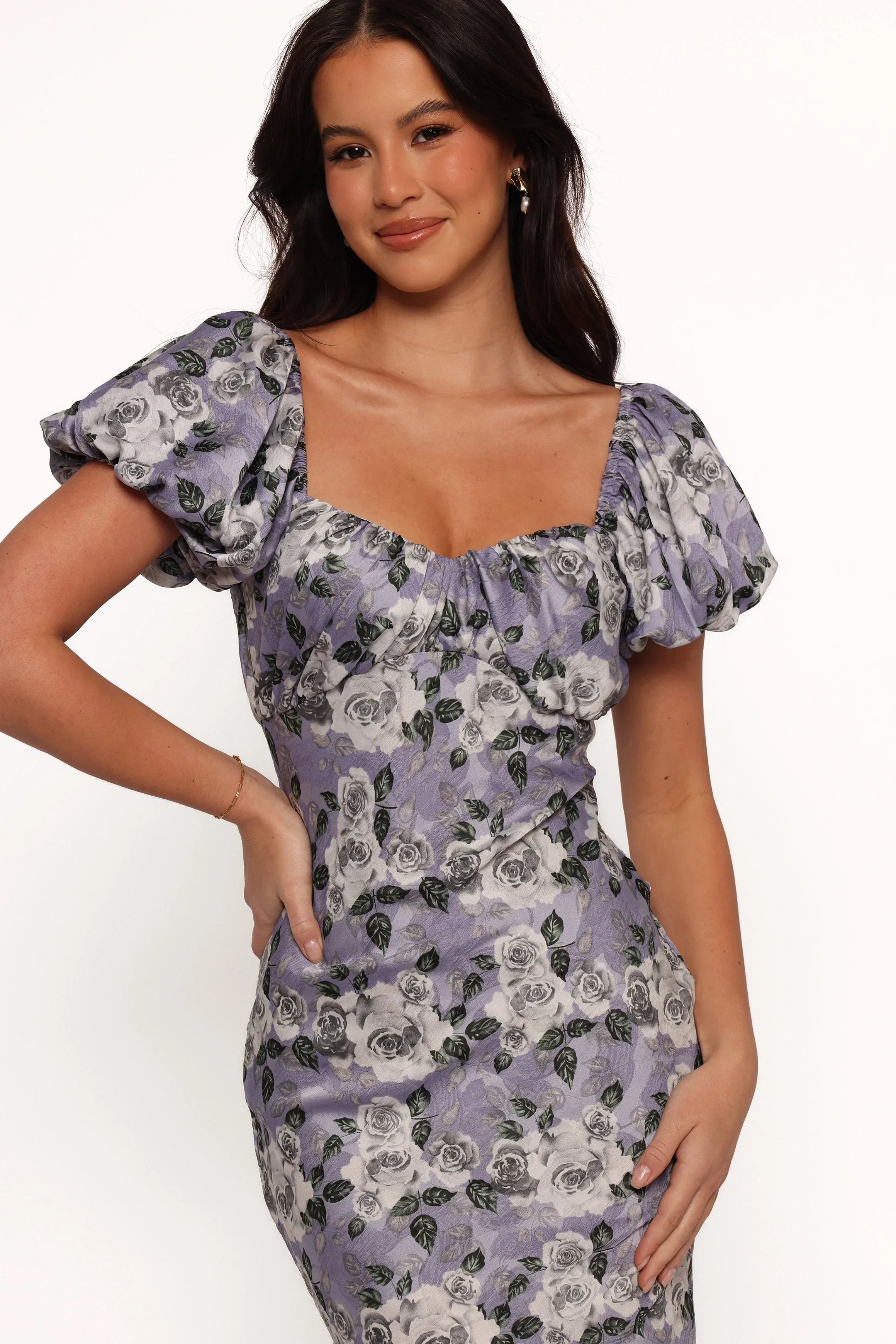 Marjorie Midi Dress Lavender