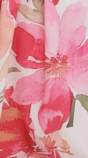 Maia Strapless Jumpsuit Pink Floral