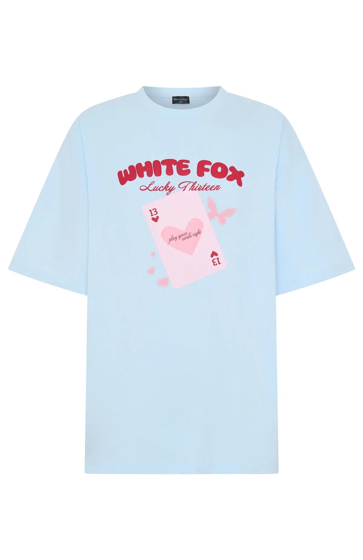 Lucky Thirteen Kalena Oversized Tee Blue