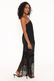 Winona Lace Maxi Skirt Black