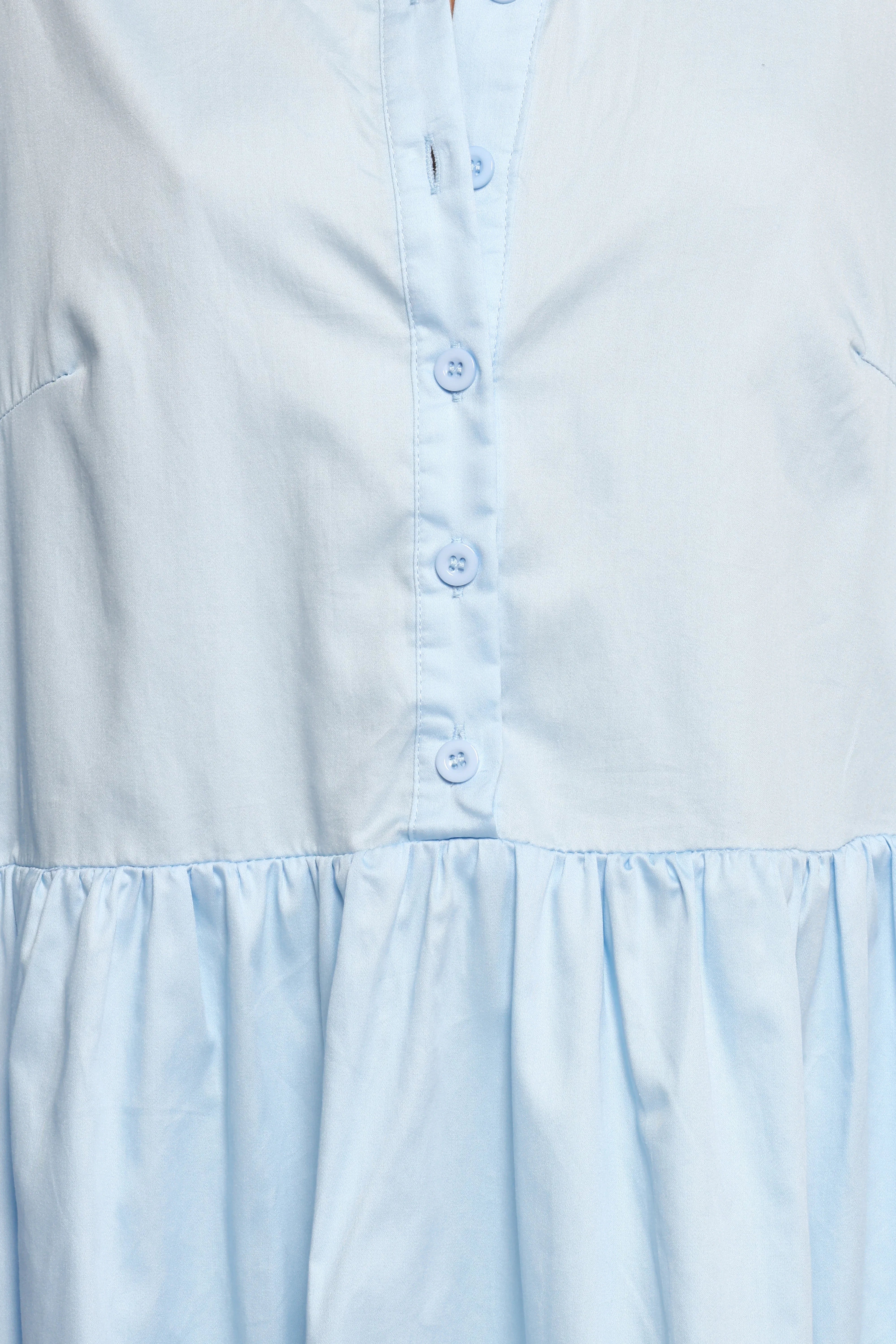 Carlotta Long Sleeve Mini Dress Blue