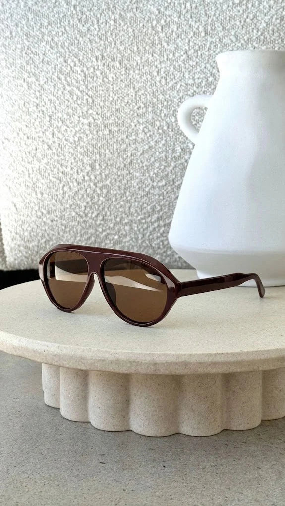 Zaeli Sunglasses Wine Brown