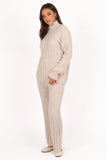 Tahoe Ribbed Knit Set Beige