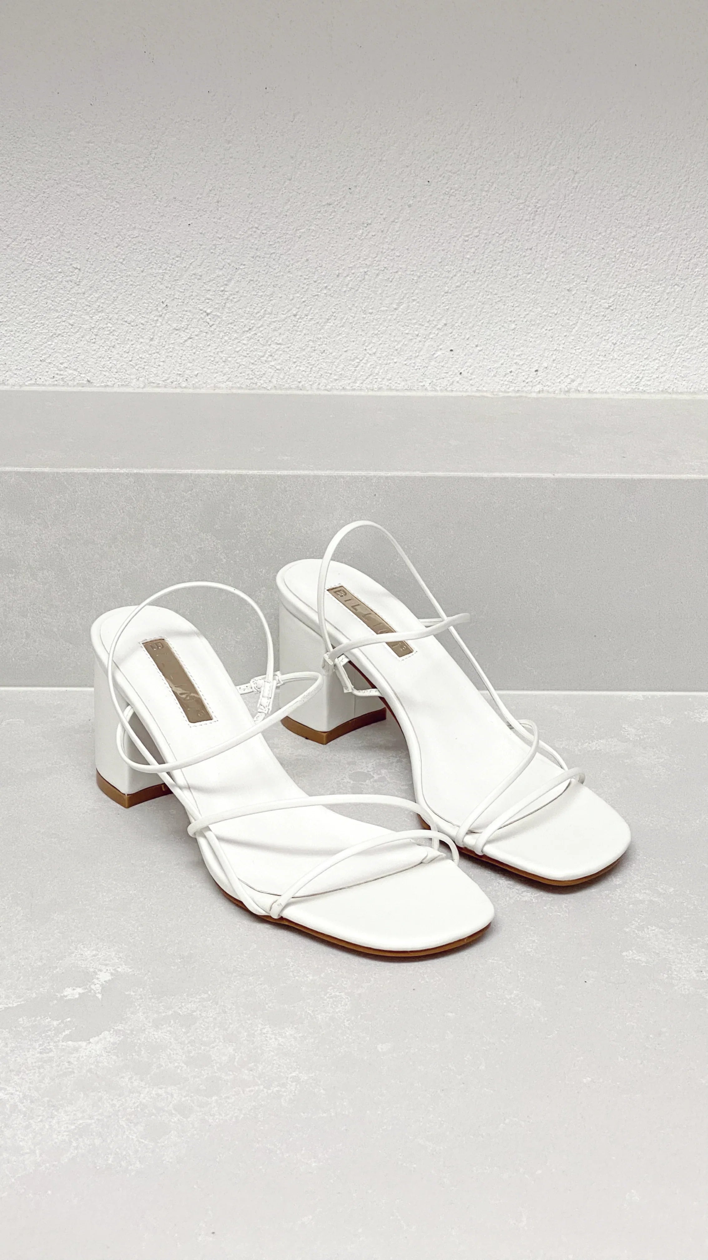Yachi Heels White