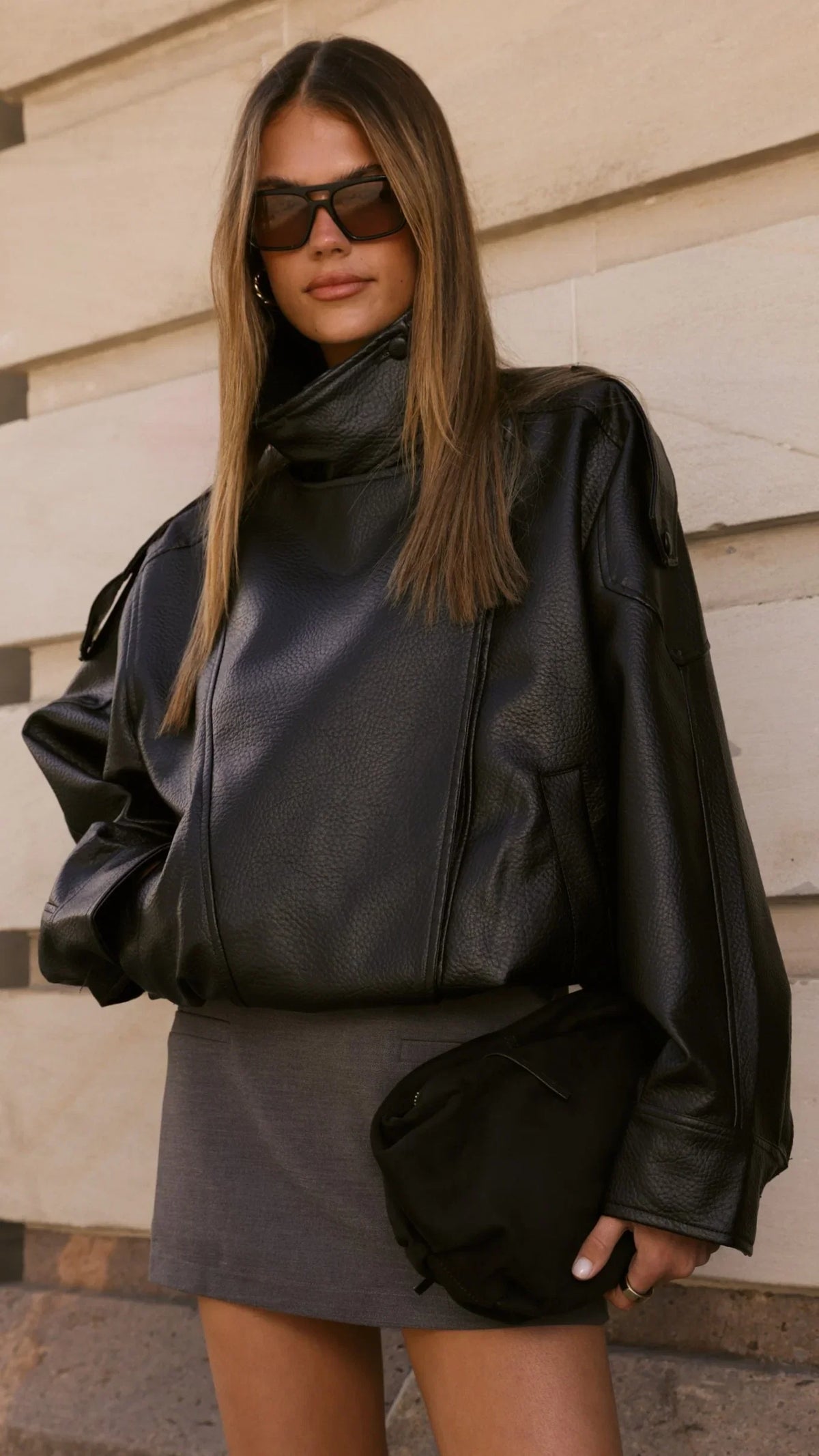 Asher Bomber Jacket Black