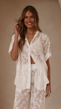 Mollie Lace Shirt White