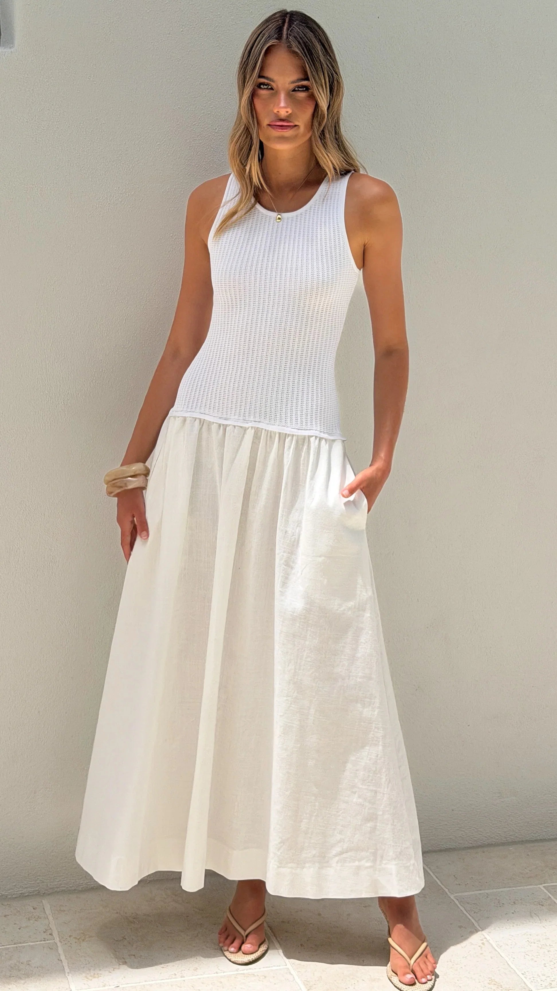 Arden Maxi Dress White