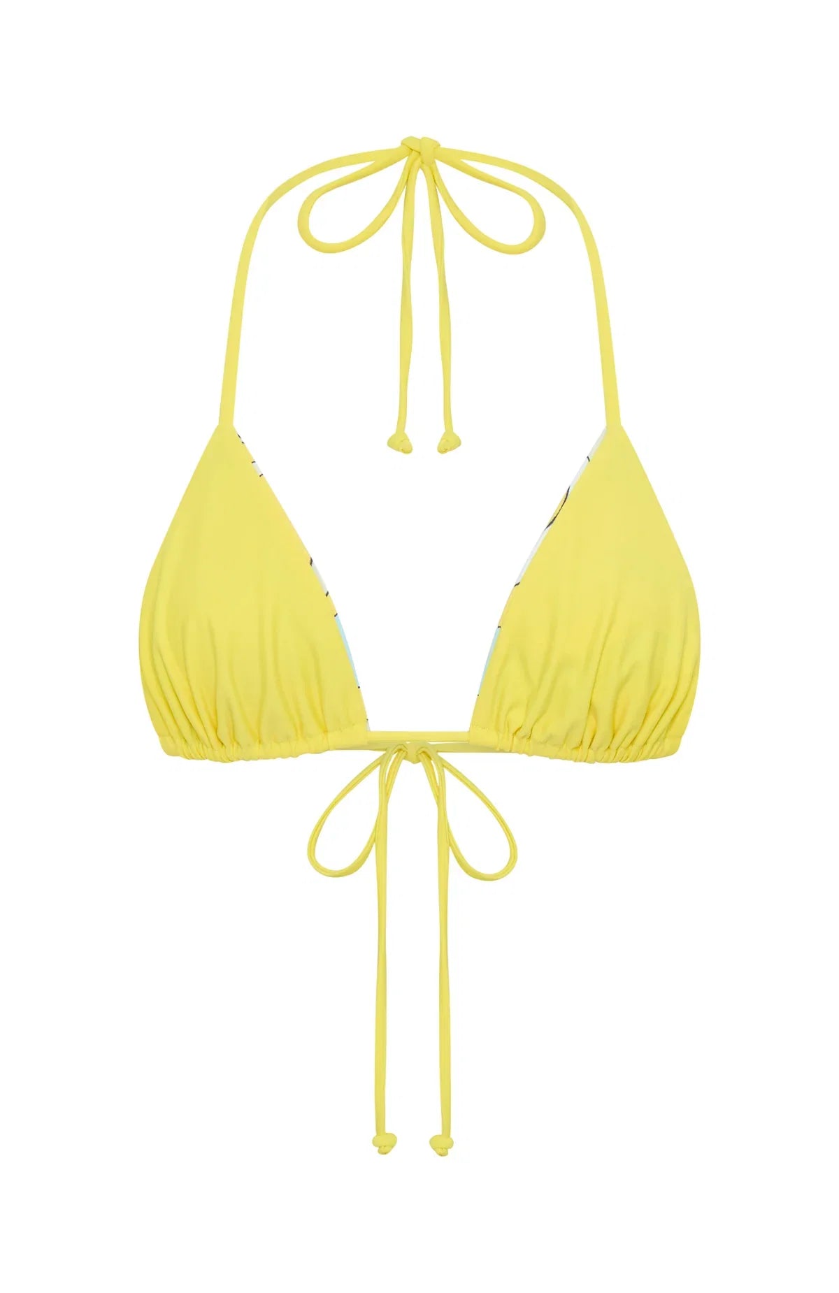 Coolum Reversible Bikini Top Lemontini Fizz