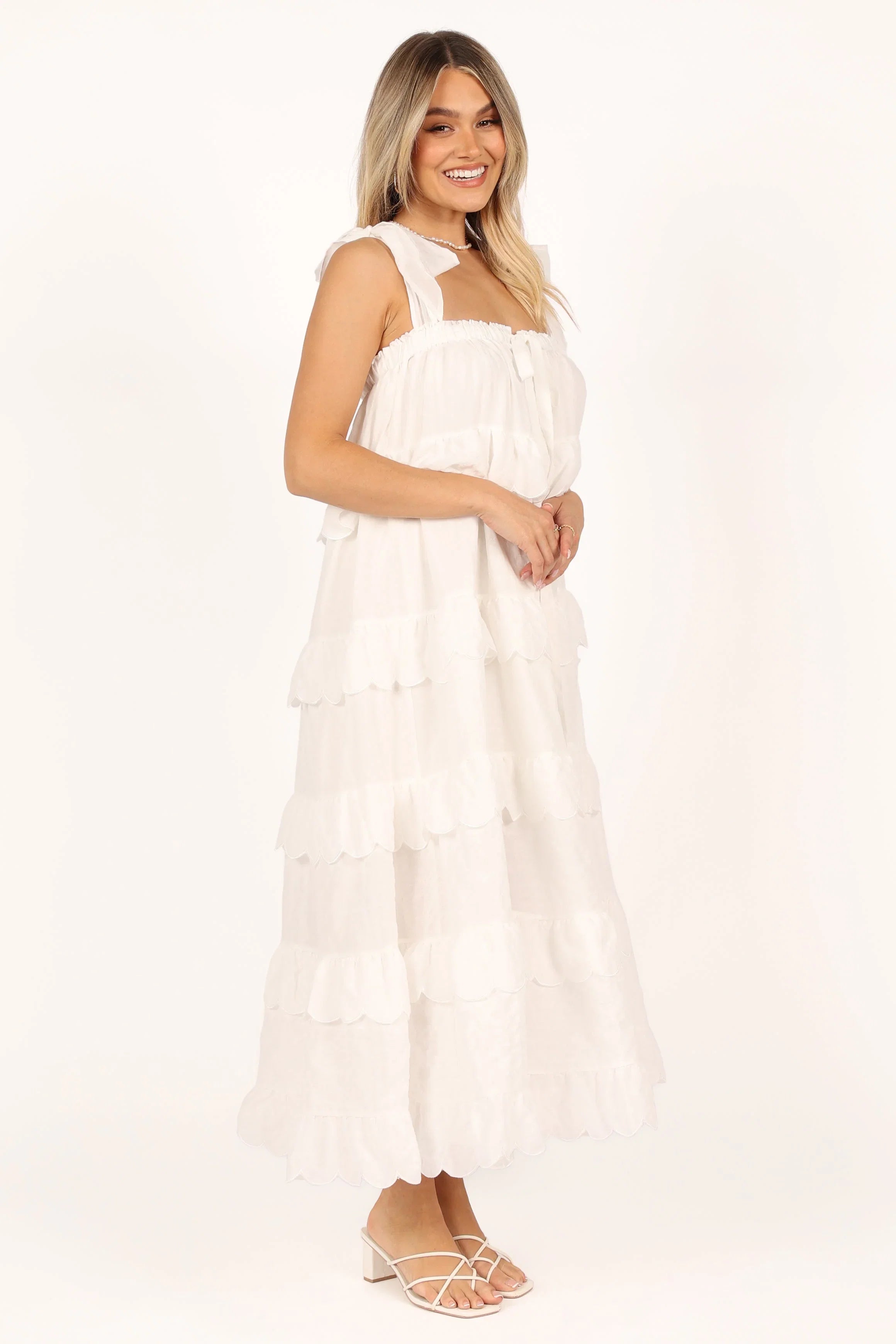 Ursa Maxi Dress Off White