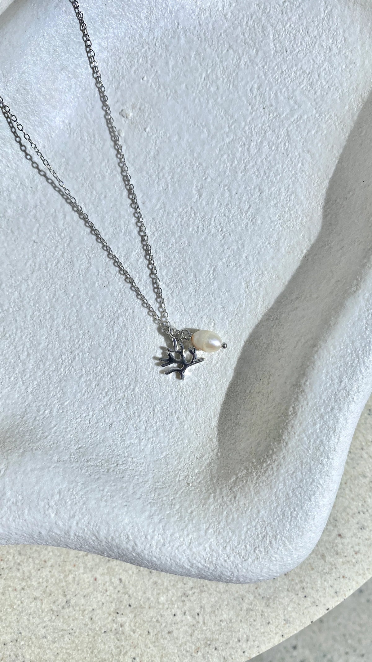 Coral Cove Necklace Sterling Silver