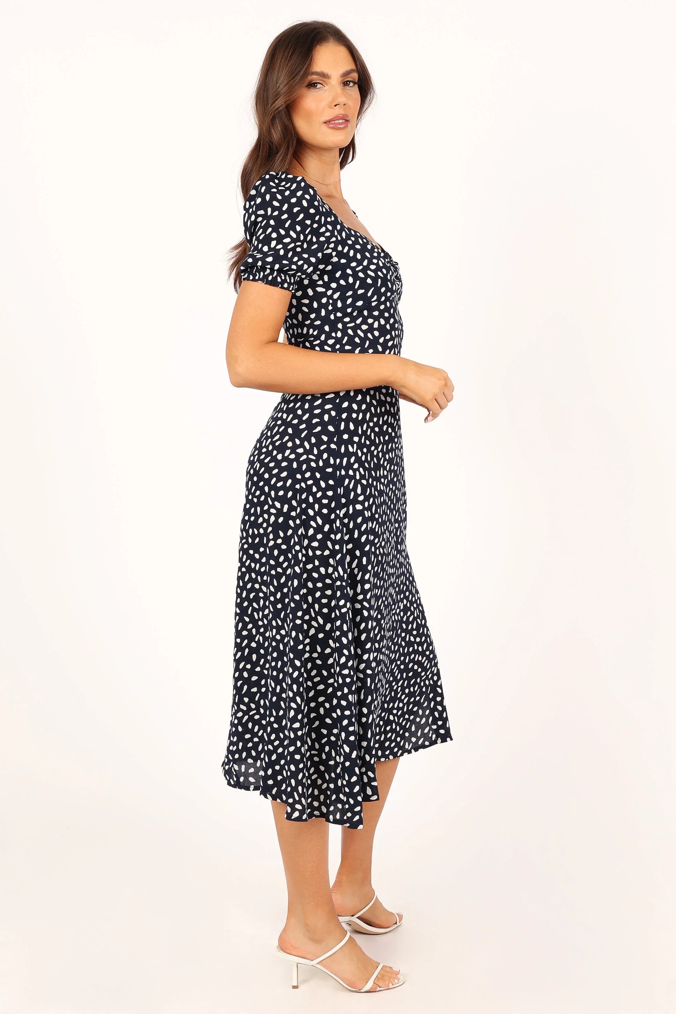 Franklin Dress Navy Print
