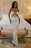 Electric Memories Maxi Dress Pearl