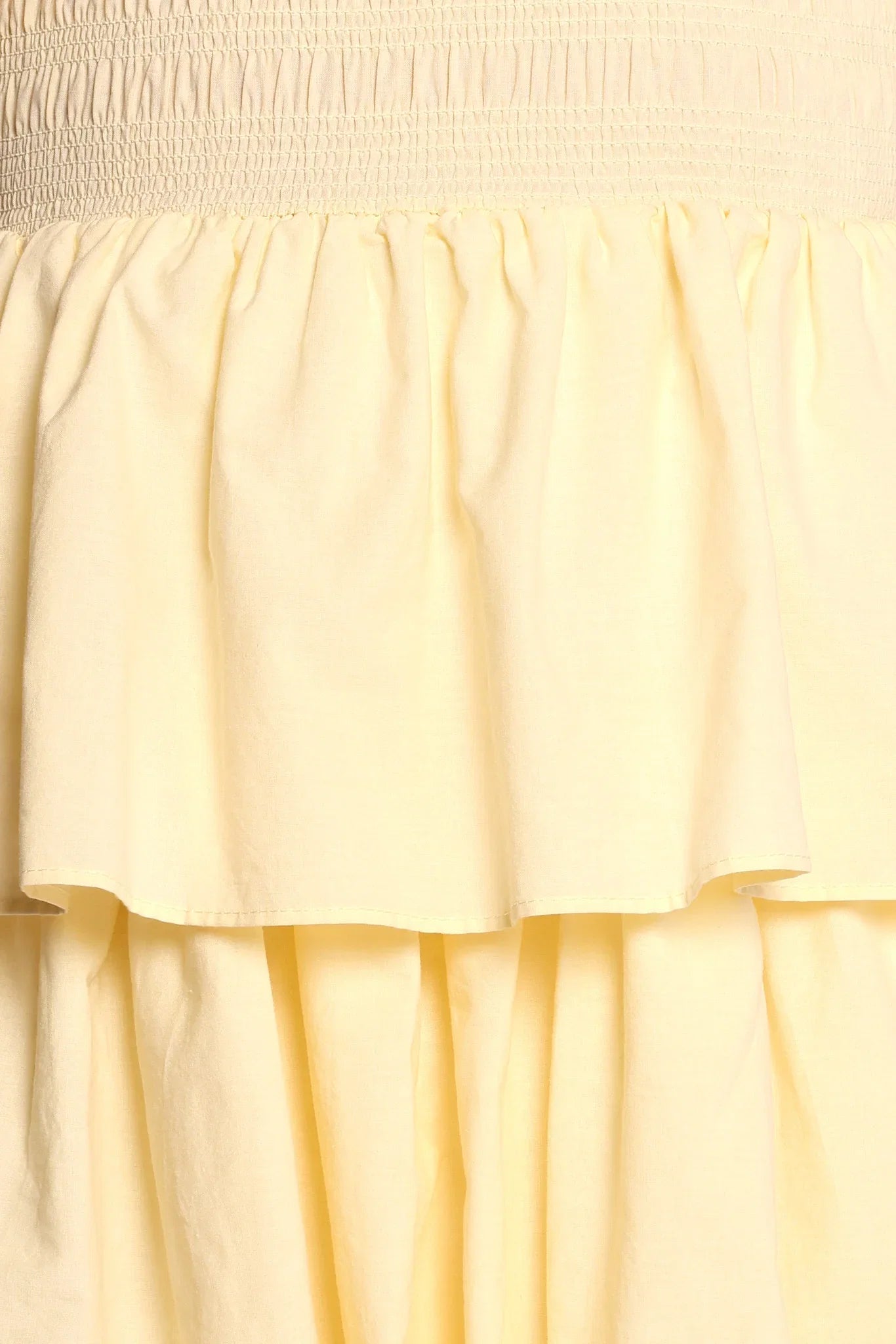 Raphael Tiered Maxi Dress Yellow