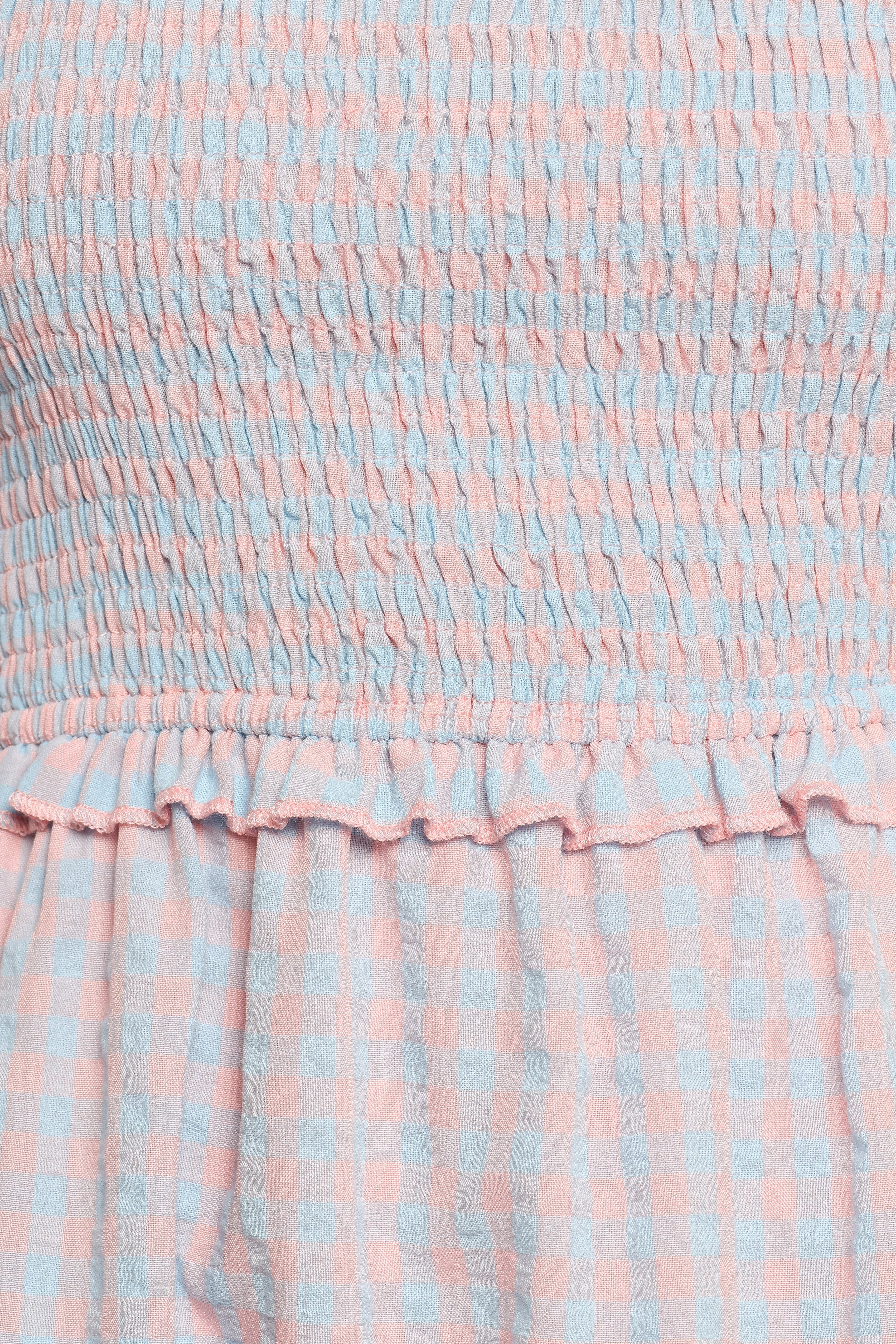 Lille Midi Dress Blue Gingham