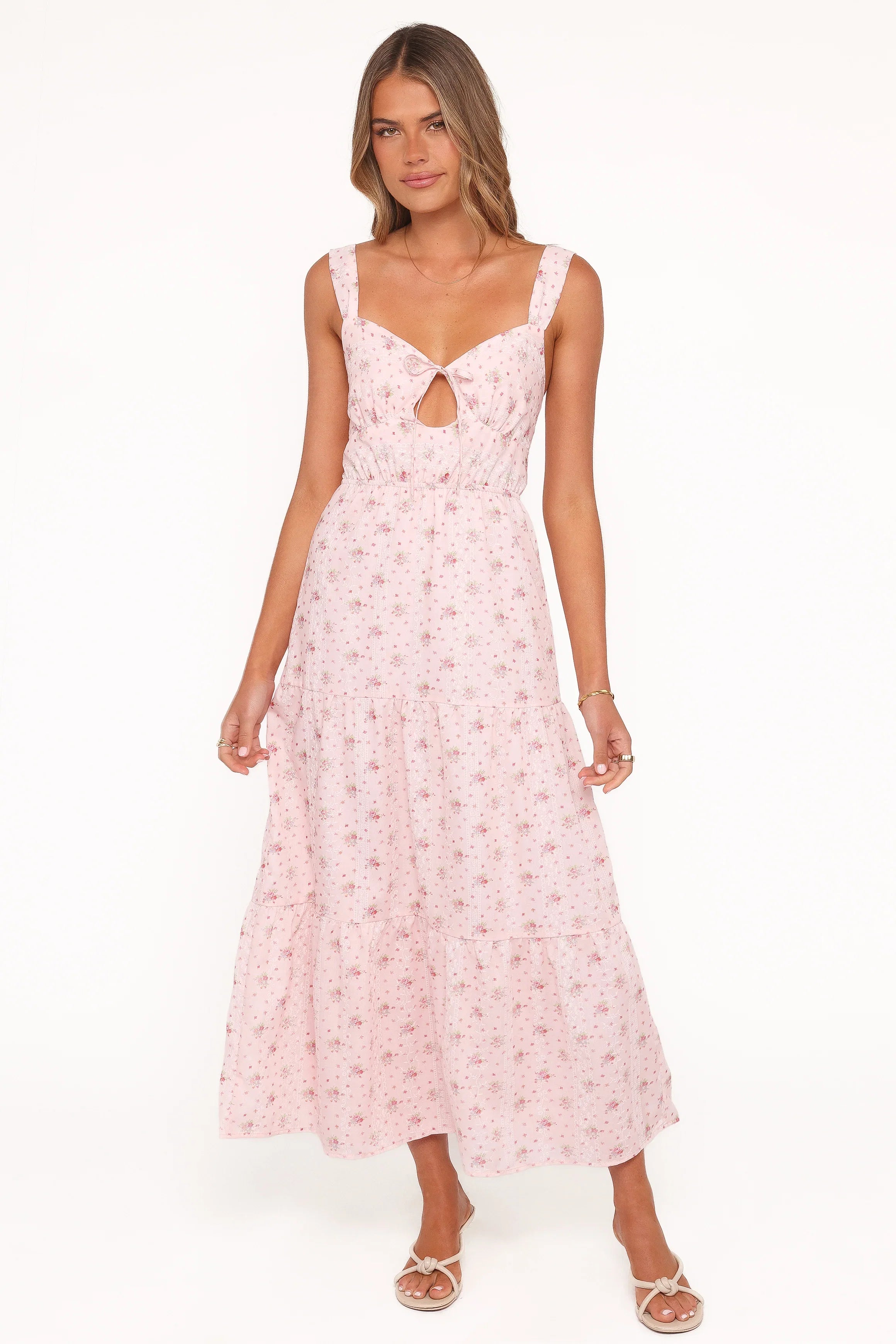 Kendra Maxi Dress Pink Floral