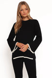 Dora Knit Top Black