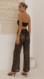 Tera Bandeau Crop Black