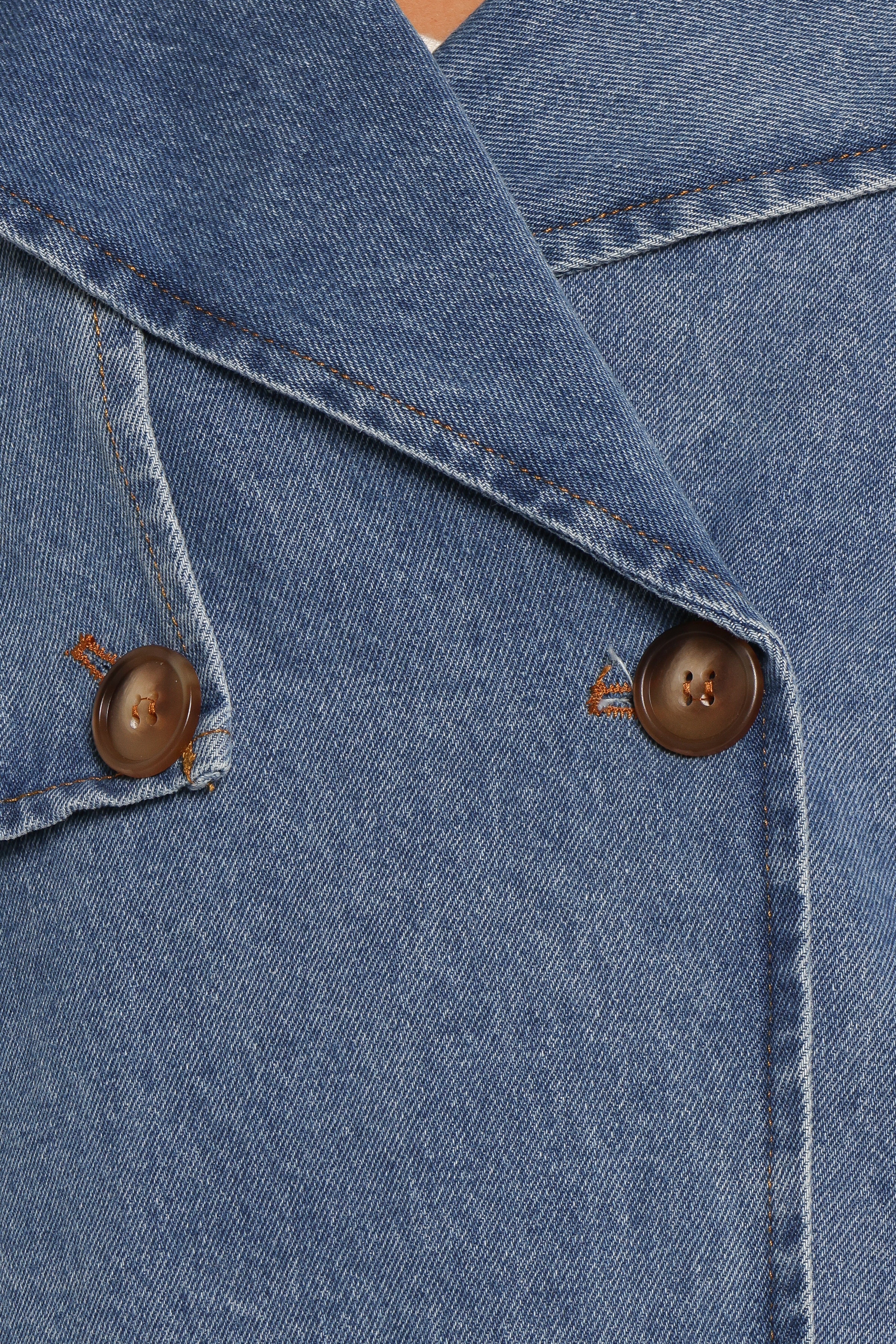 Westwood Waist Tie Denim Jacket Denim